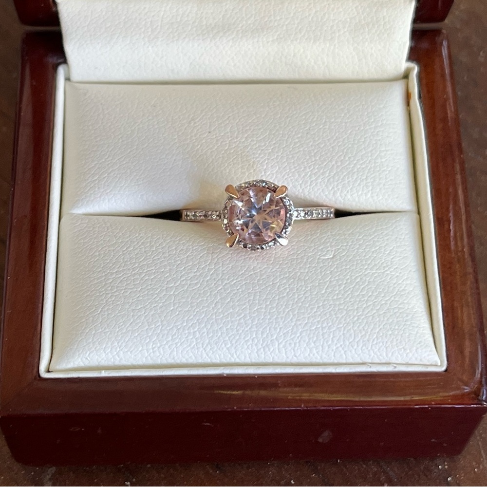 Rose Gold Morganite Ring
